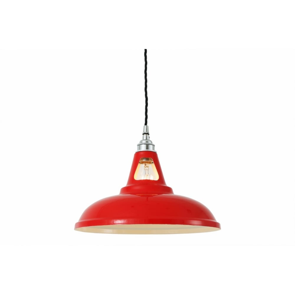 Vienna Industrial Chrome & Black Pendant Light