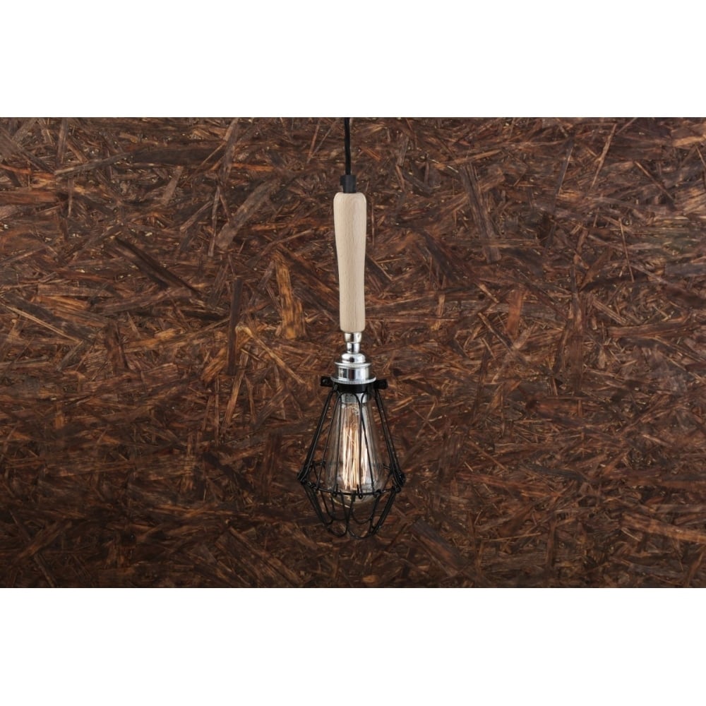 Tyrrel Black Powder Coated Pendant Light