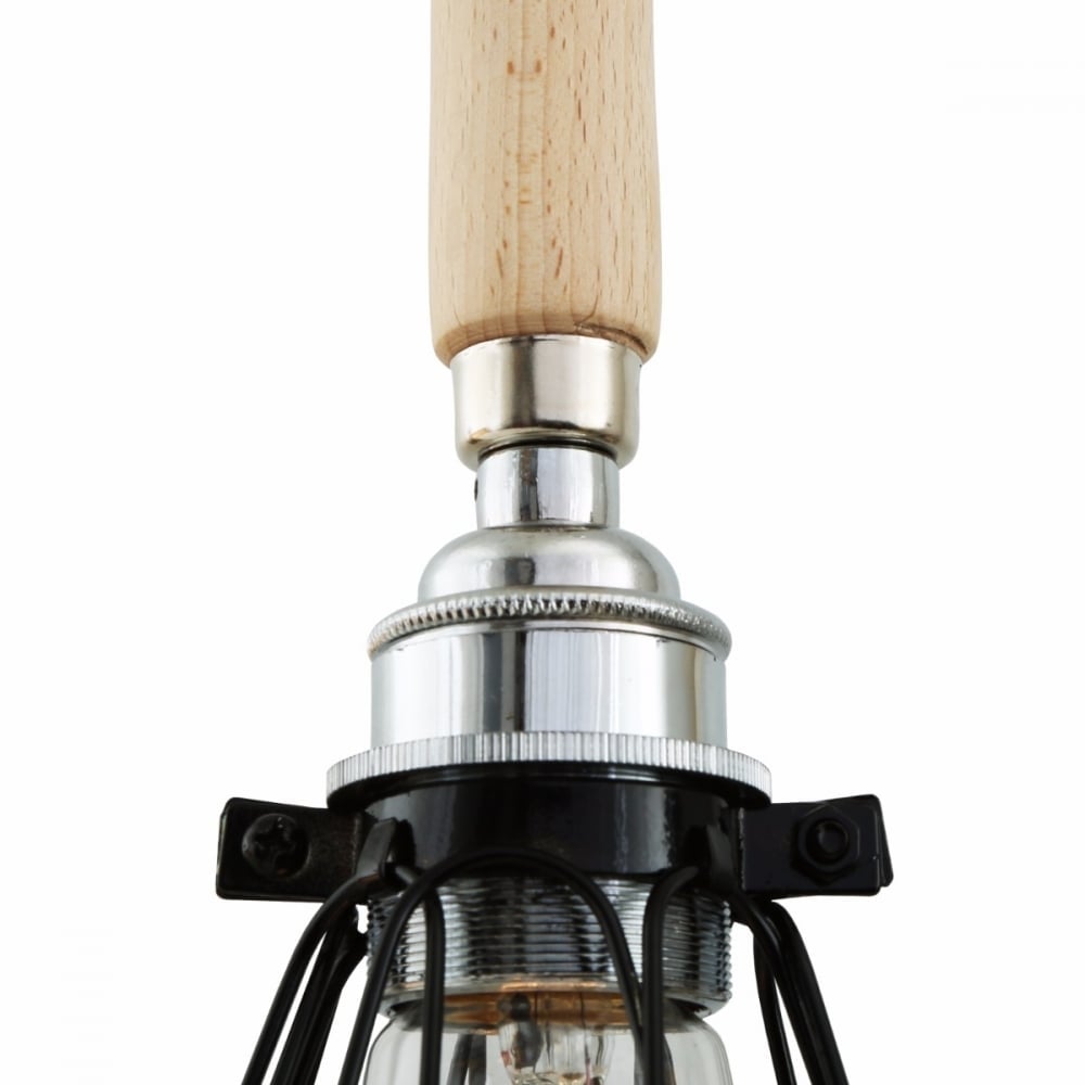 Tyrrel Black Powder Coated Pendant Light