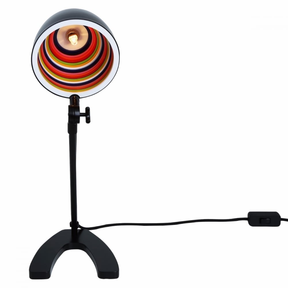 Contemporary Plastic and Steel Desk Lamps