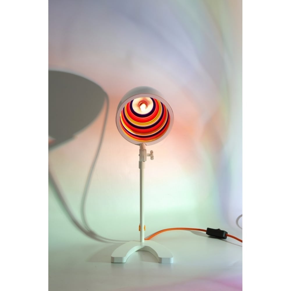 Contemporary Plastic and Steel Desk Lamps