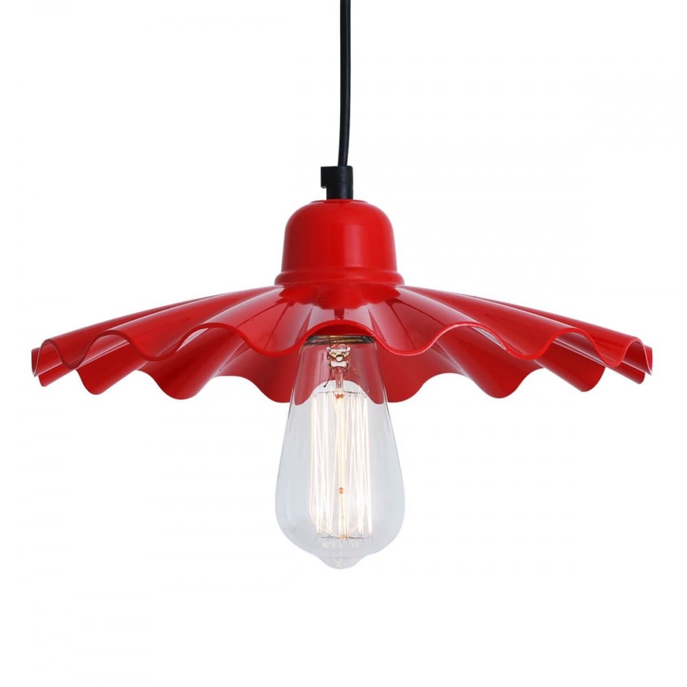 Ardle Modern Cream Industrial Pendant Light