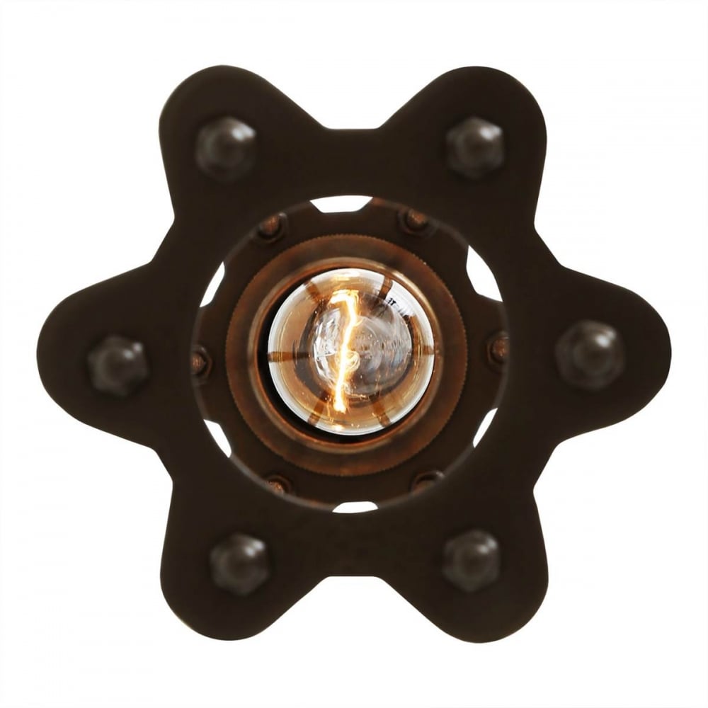 Antique Brass & Bronze Cage Beirut Pendant Light