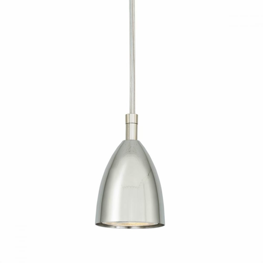 Lainio Brass Nose Cone Pendant Light Fixture