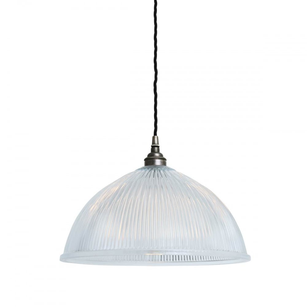 Antique Brass Nova Prismatic Pendant Light