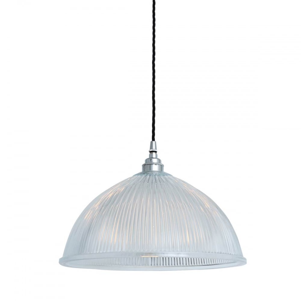 Antique Brass Nova Prismatic Pendant Light