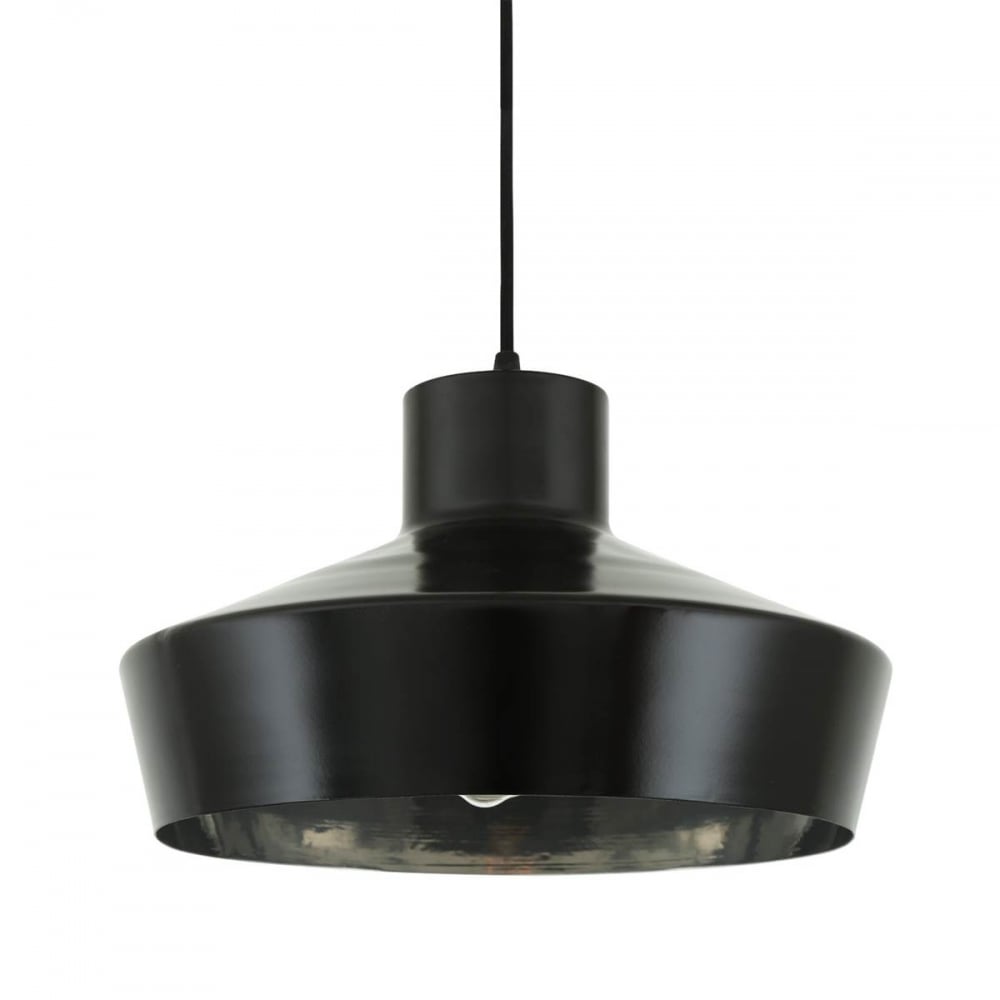 Elegant Passion Pendant in Matte Black and Chrome