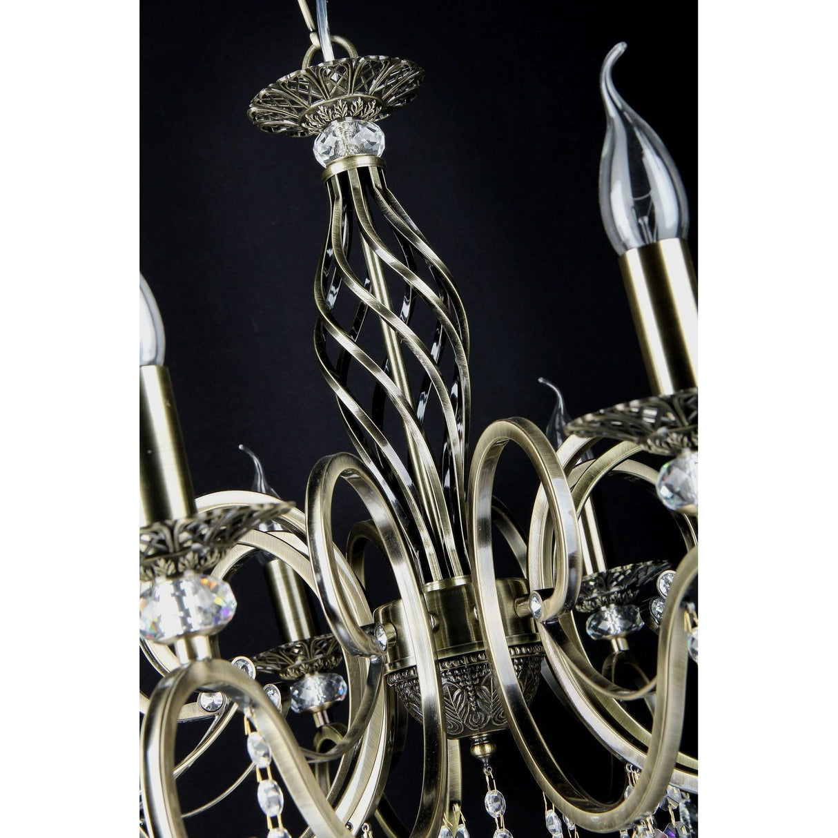 Majestic Grace Bronze Chandelier with Royal Elegance
