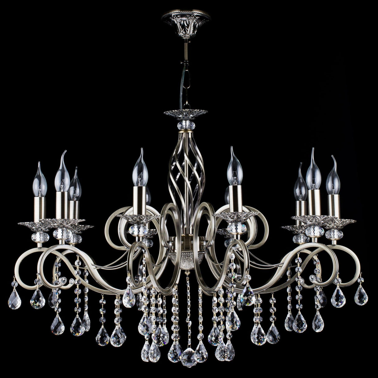 Majestic Grace Bronze Chandelier with Royal Elegance