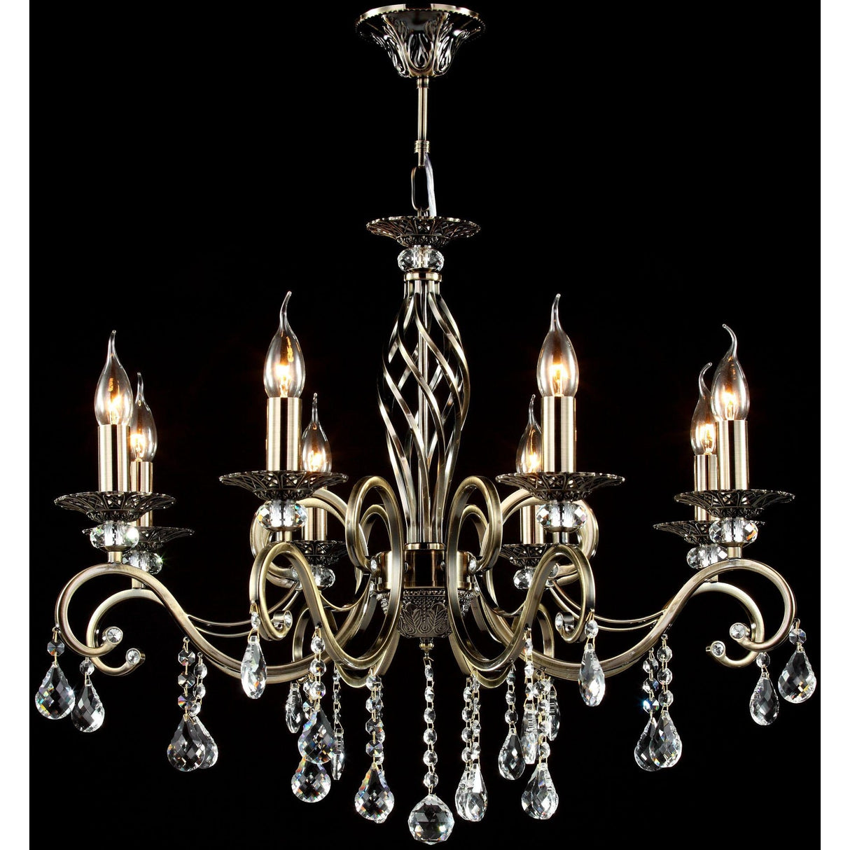 Elegant Bronze Grace Chandelier - Royal Classic Design