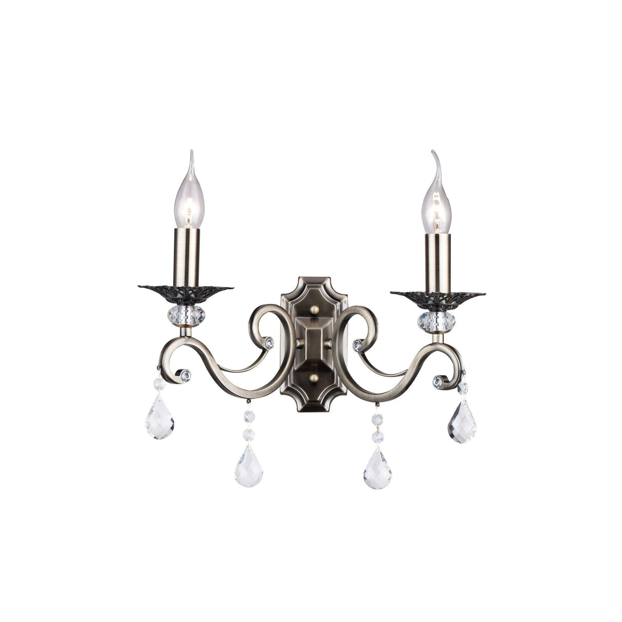 Royal Grace Bronze Wall Sconce