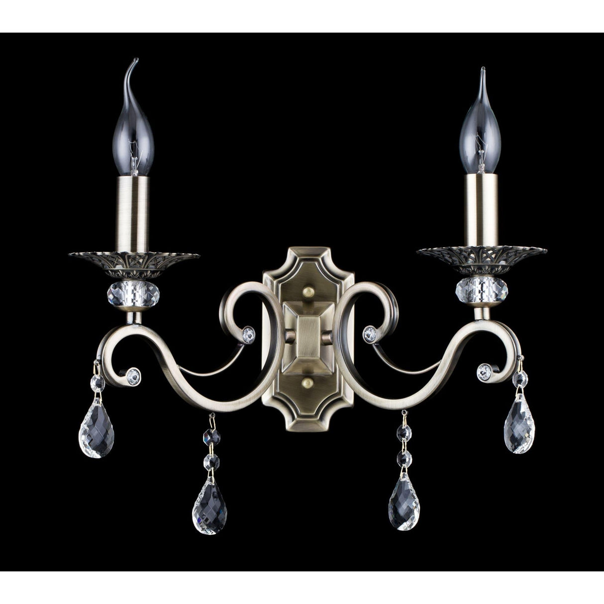 Royal Grace Bronze Wall Sconce