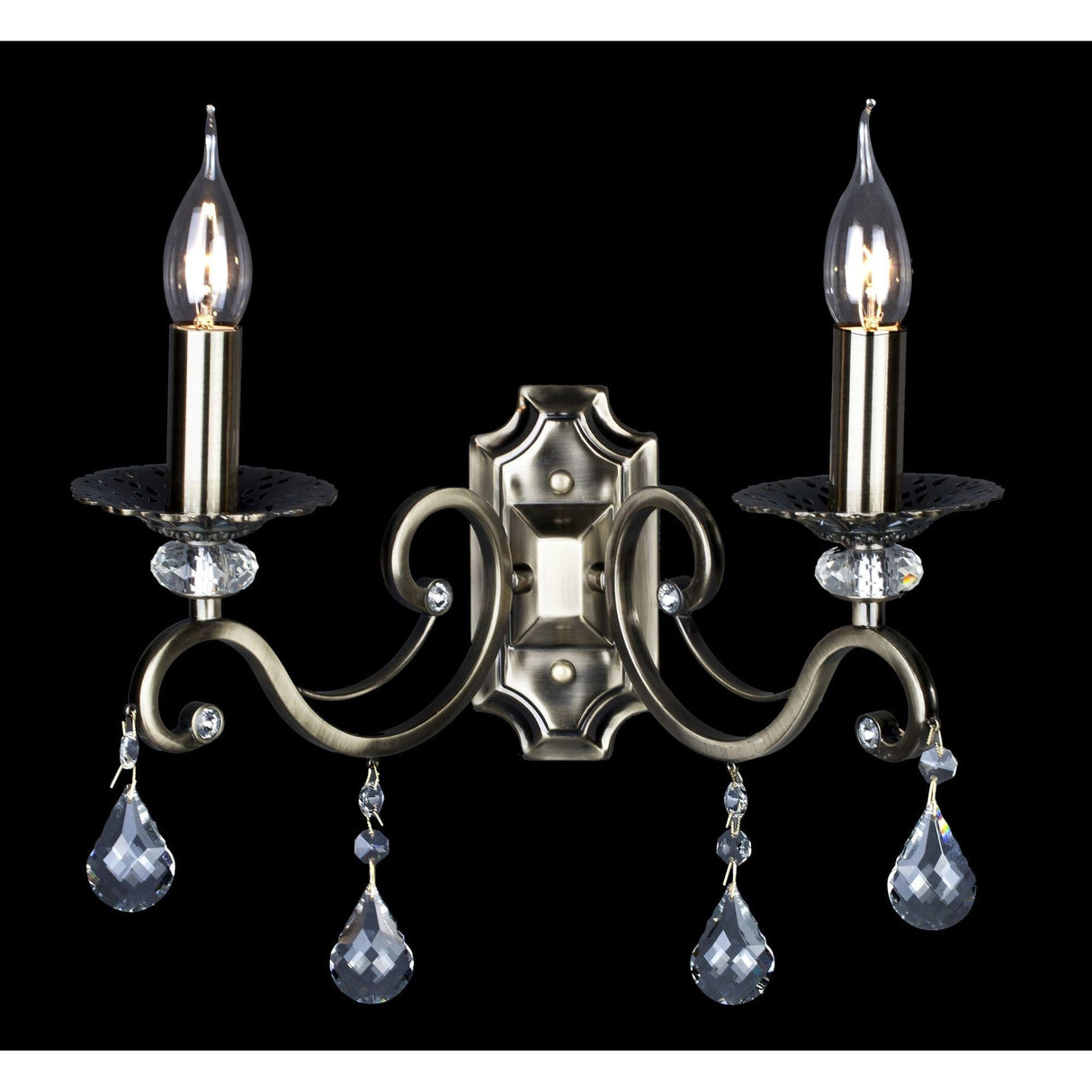 Royal Grace Bronze Wall Sconce