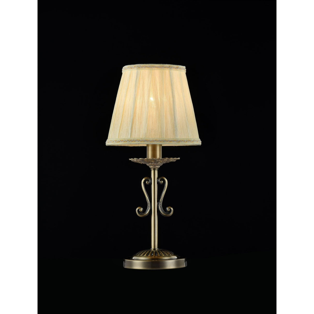 Elegant Battista Bronze Table Lamp - Royal Classic Design