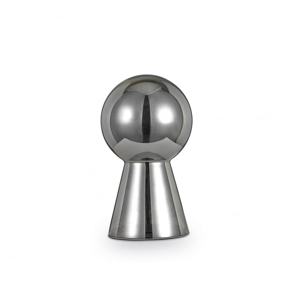 Smoky Glass Birillo Medium Table Lamp