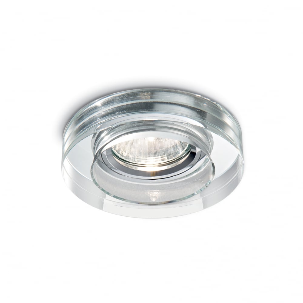 Transparent Round Recessed Spotlight - Modern Blues Collection