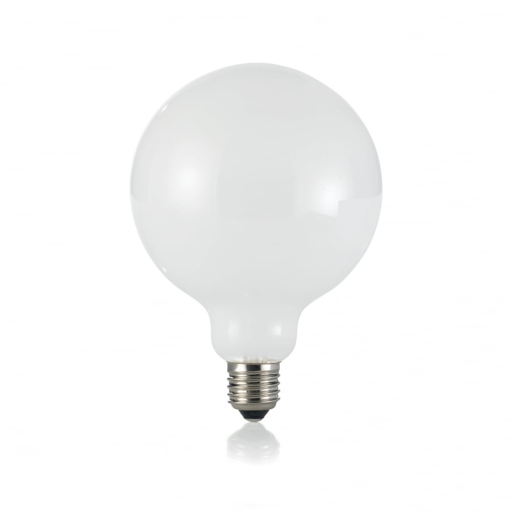 Elegant Globe E27 8W D125 White Bulb