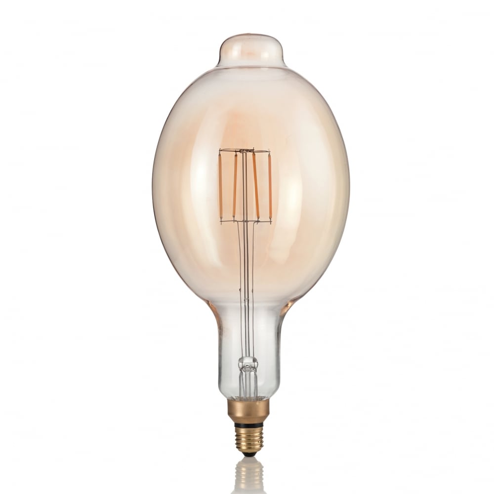 Massive Amber-Glow Vintage LED Bulb, 18cm x 38cm