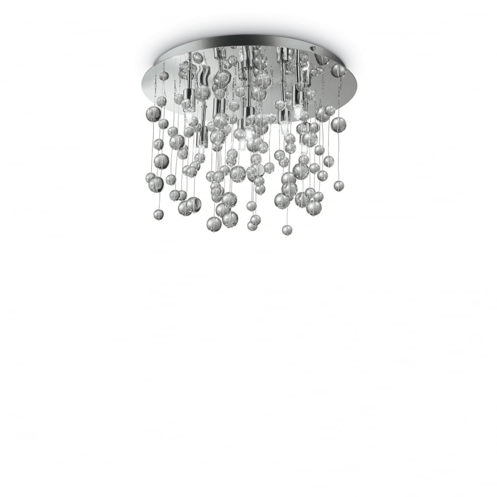 Neve Elegant 8-Light White Modern Surface Spotlight