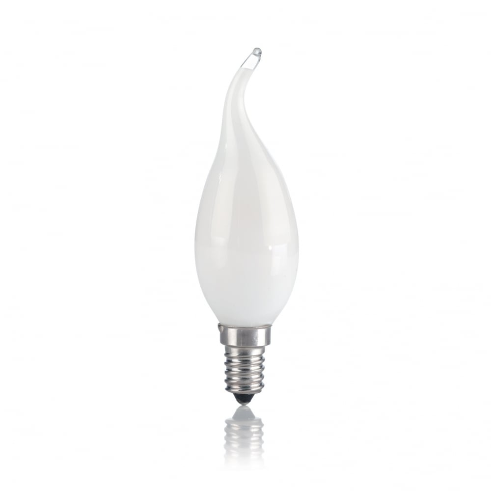 Elegant E14 4W Curved White Light Bulb