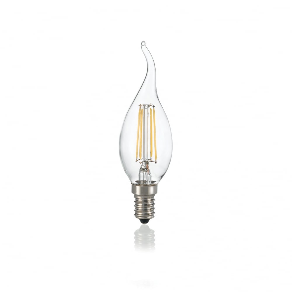 E14 4W Clear Wind-Tip Light Bulb 4000K