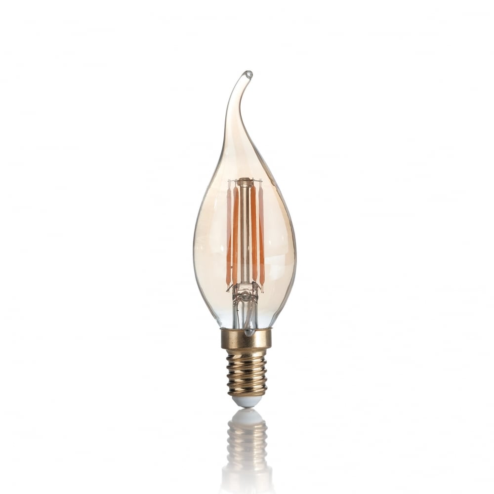Vintage E14 35W Curved Flame Bulb