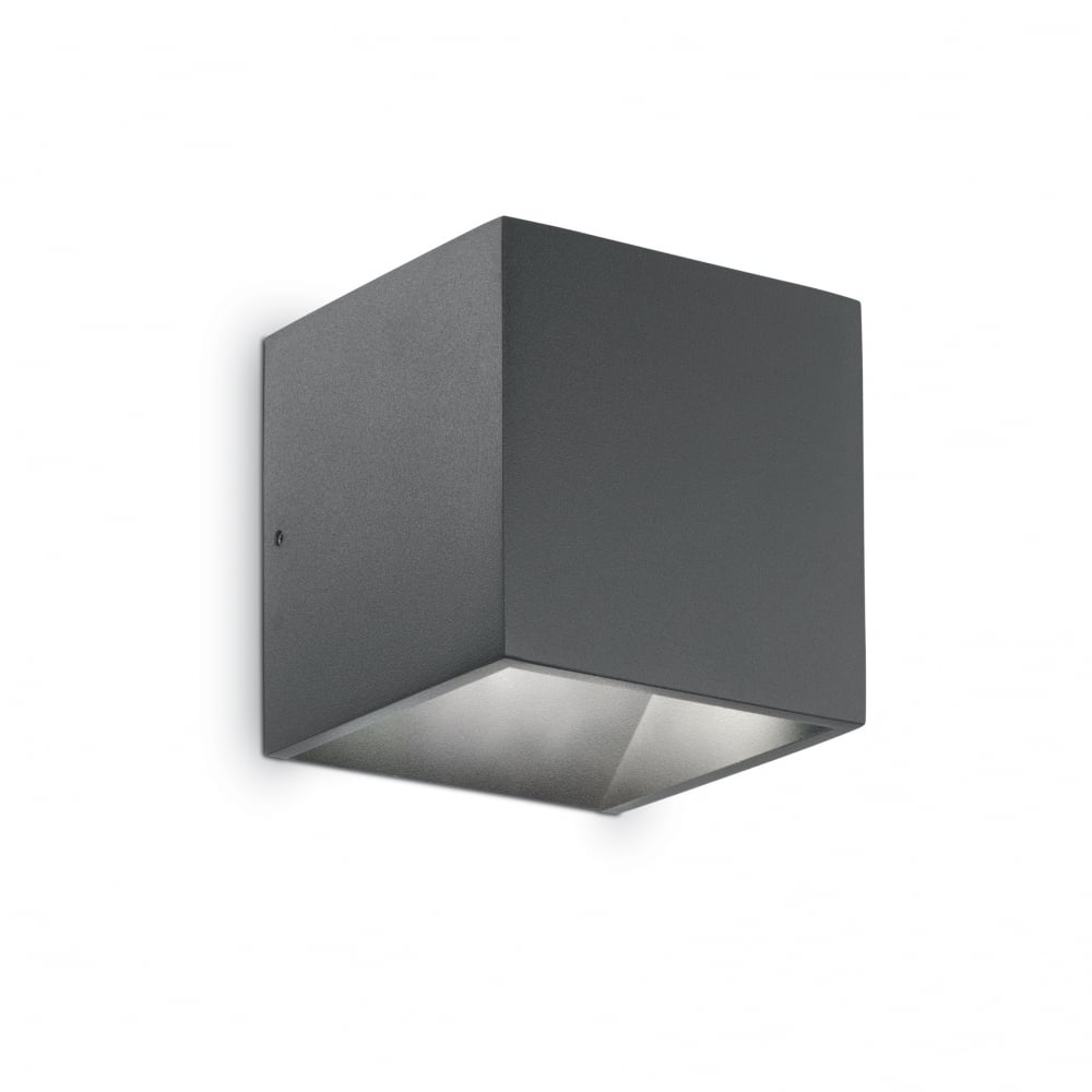 Anthracite Rubik Cube LED Wall Sconce