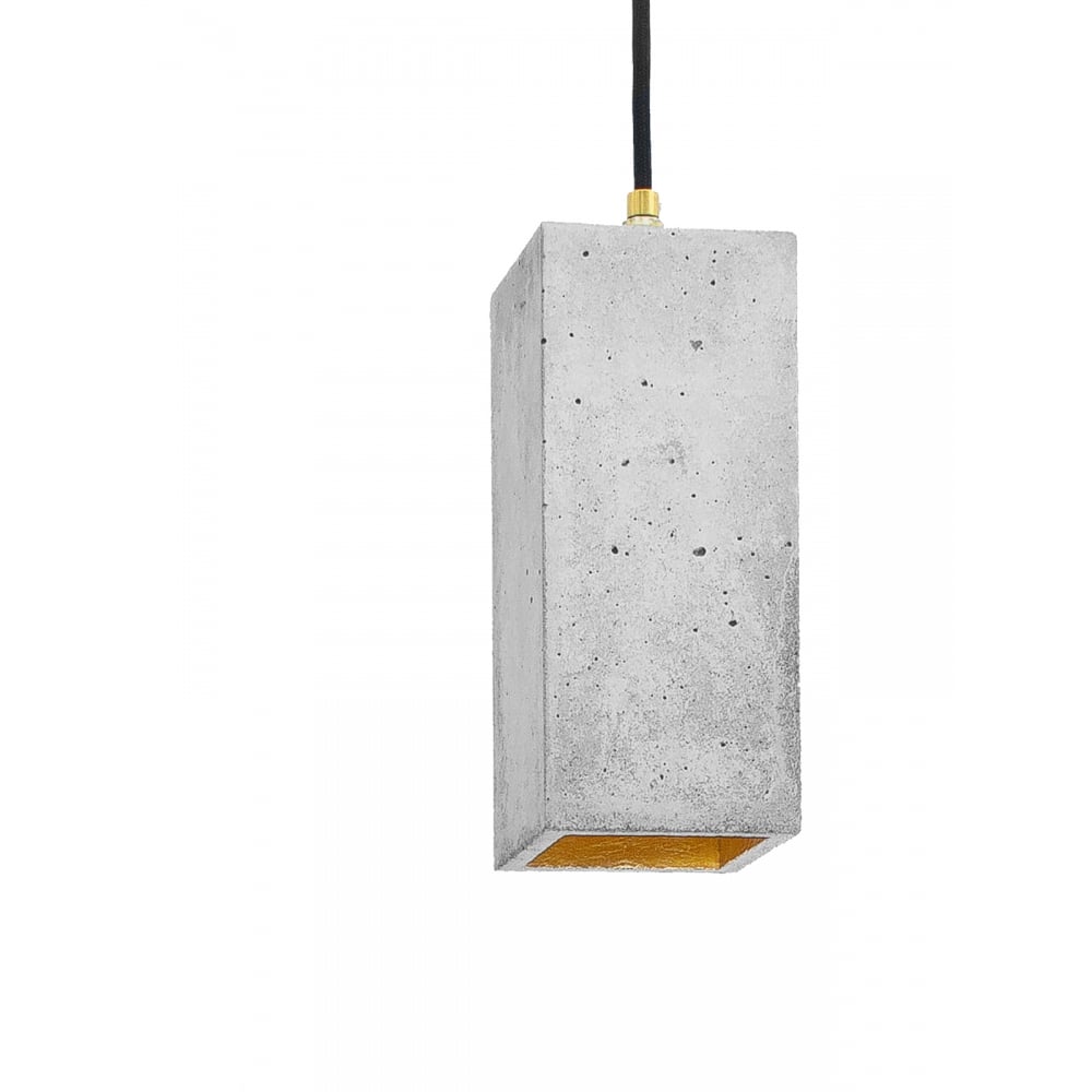 Modern Geometric Grey and Gold Ceiling Pendant Light