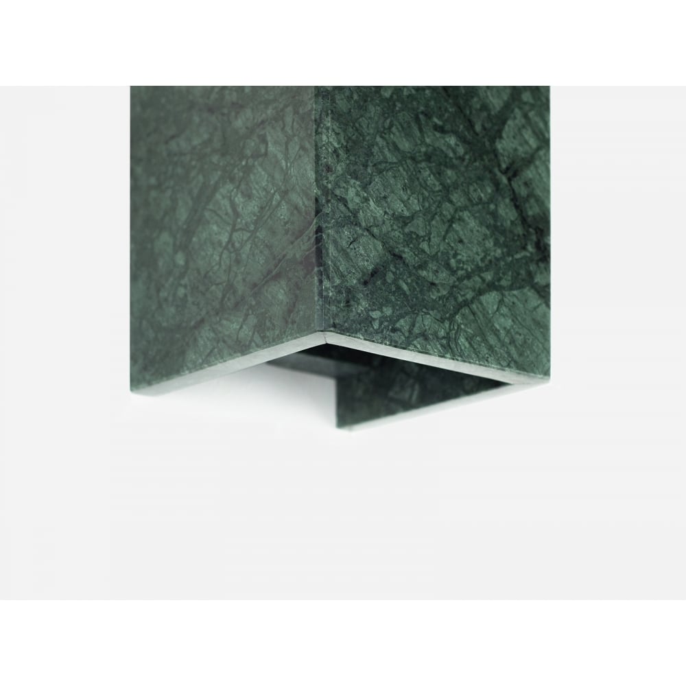 Contemporary Green Varde and Marble Rectangular Wall Sconce