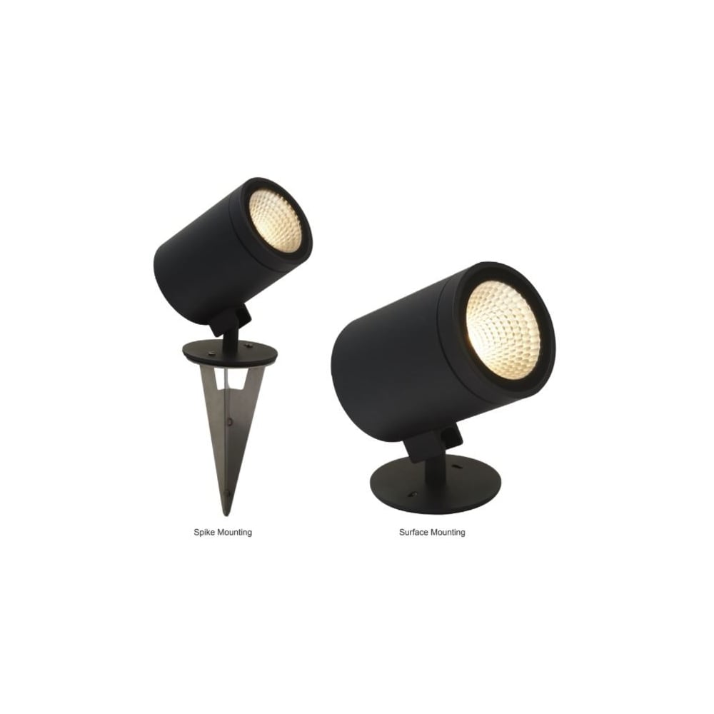 Rondo 20W Graphite LED Uplight 4000K