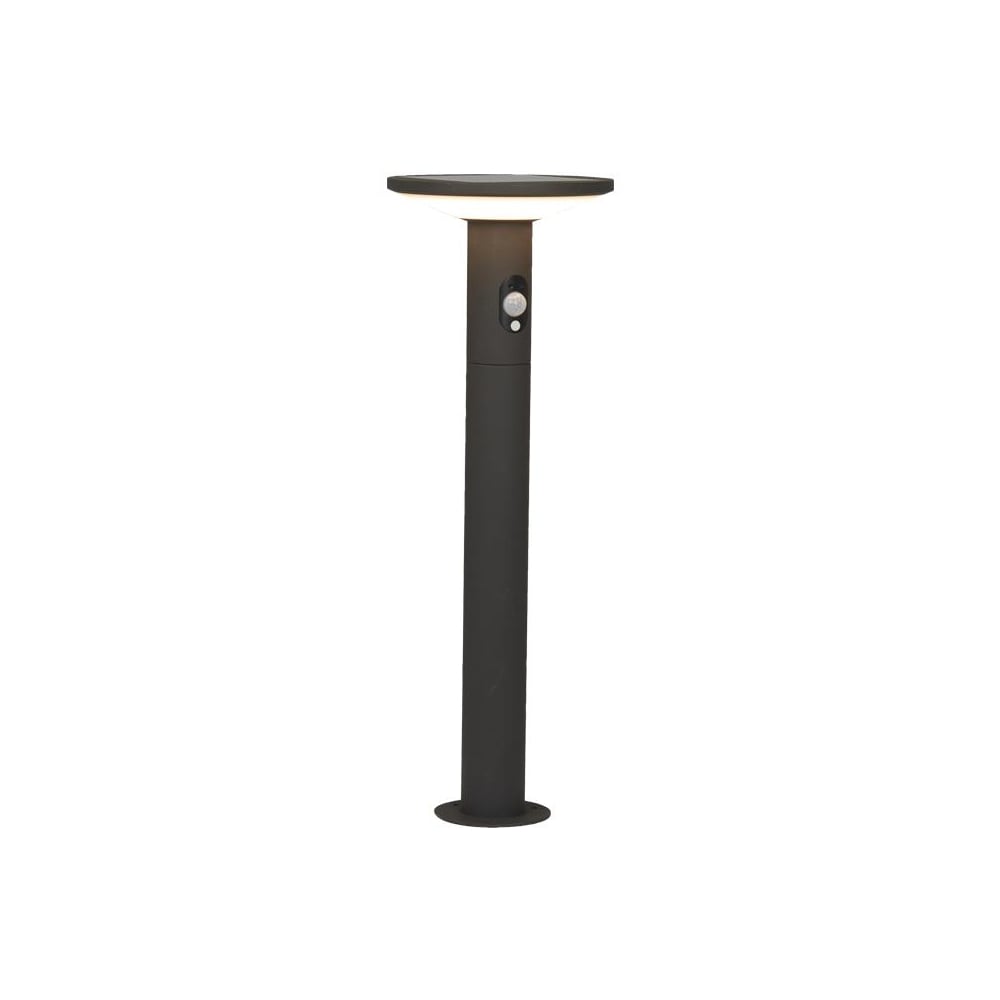 Talana Solar LED Bollard 600mm with PIR Sensor - 4000K Graphite Finish