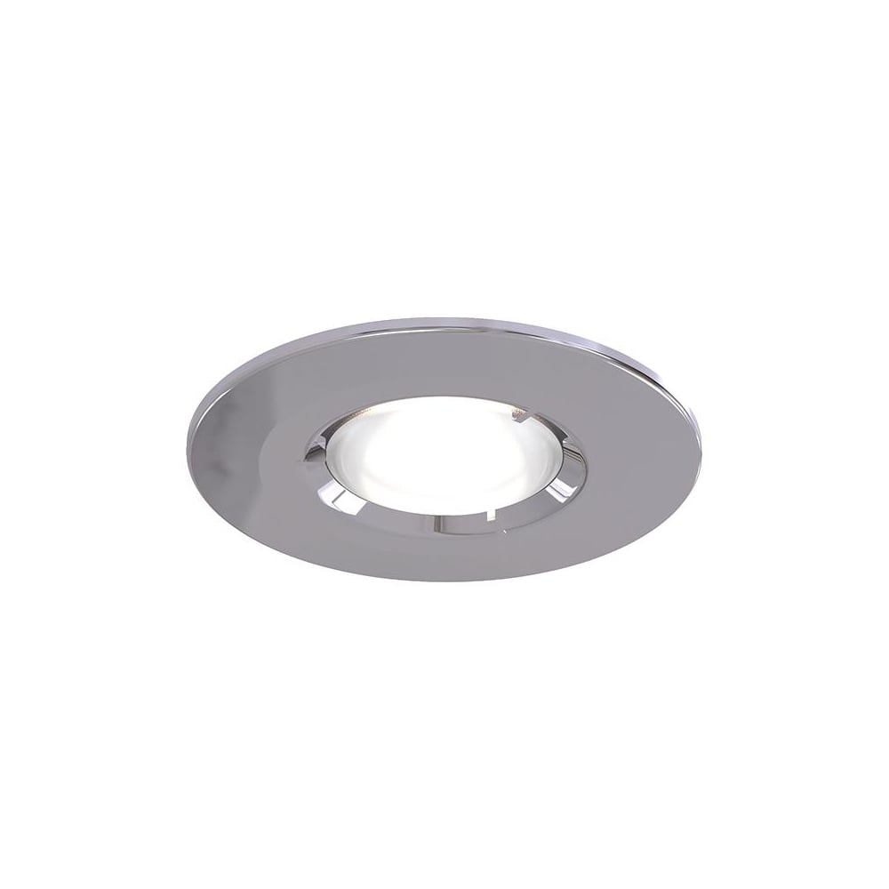 Sleek Chrome Edge GU10 Fire-Rated Downlight