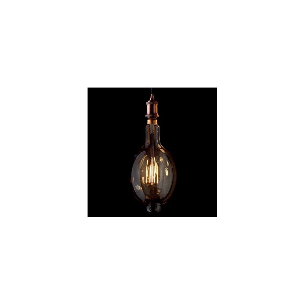 Massive Amber-Glow Vintage LED Bulb, 18cm x 38cm