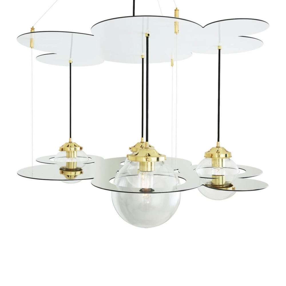 Elegant Combe Brass Chandelier