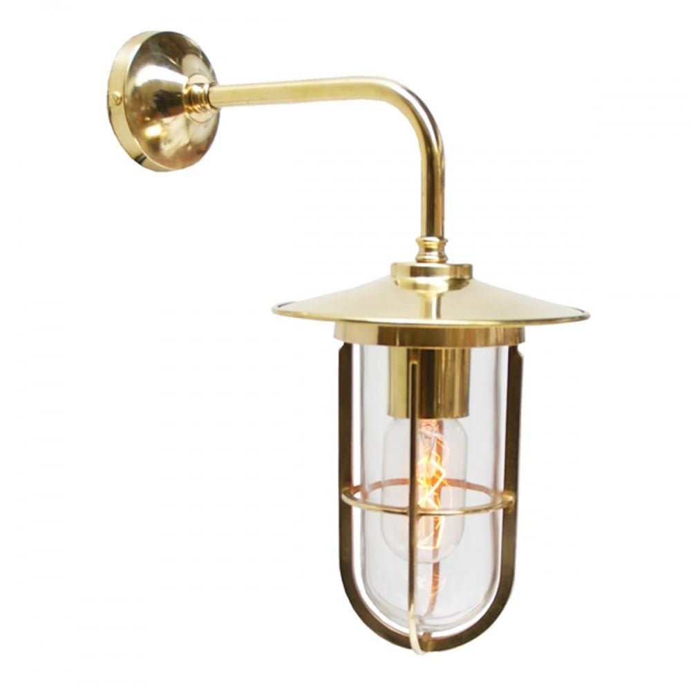 Lena Frosted Brass and Glass Sconce