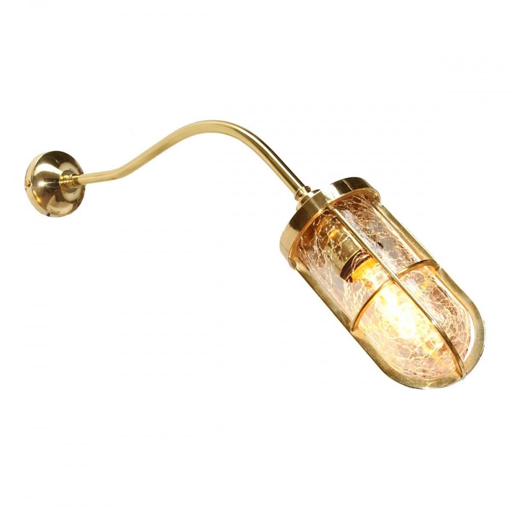Wybert Brass & Glass Sconce Light