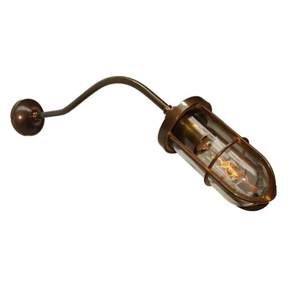 Wybert Brass & Glass Sconce Light