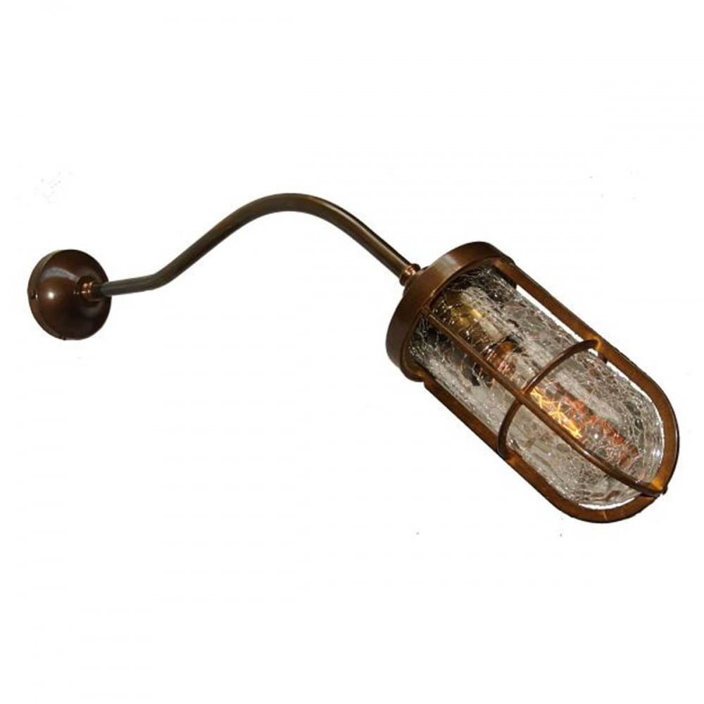 Wybert Brass & Glass Sconce Light