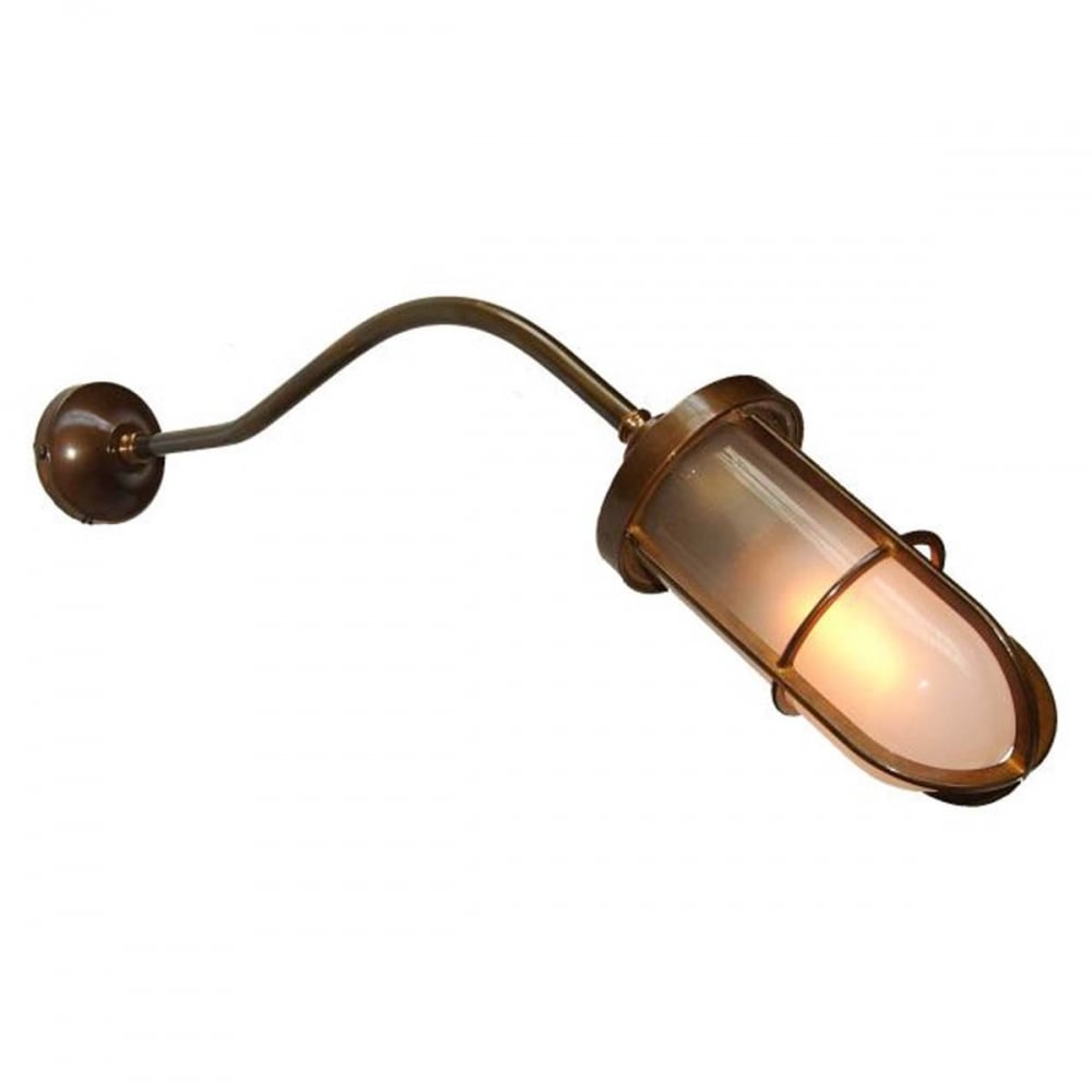 Wybert Brass & Glass Sconce Light