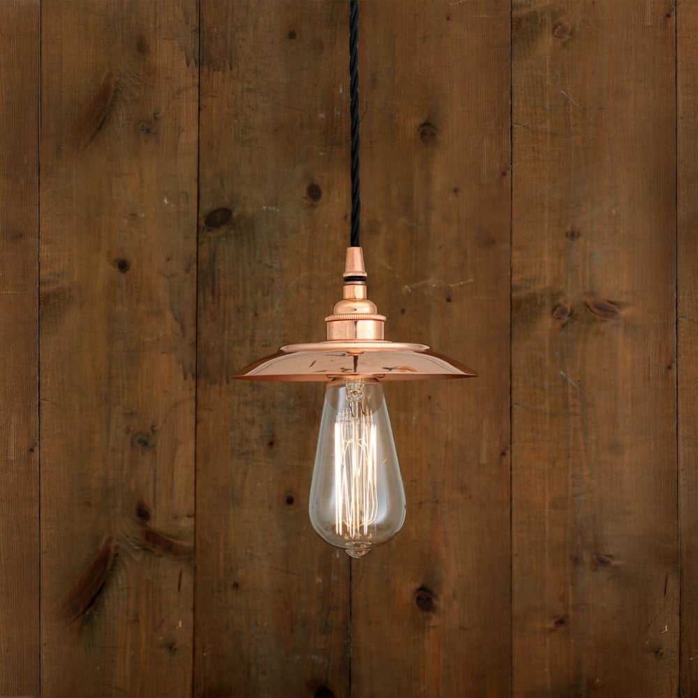 Suva Modern Copper Industrial Pendant Light