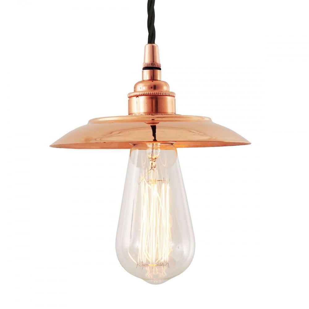 Suva Modern Copper Industrial Pendant Light