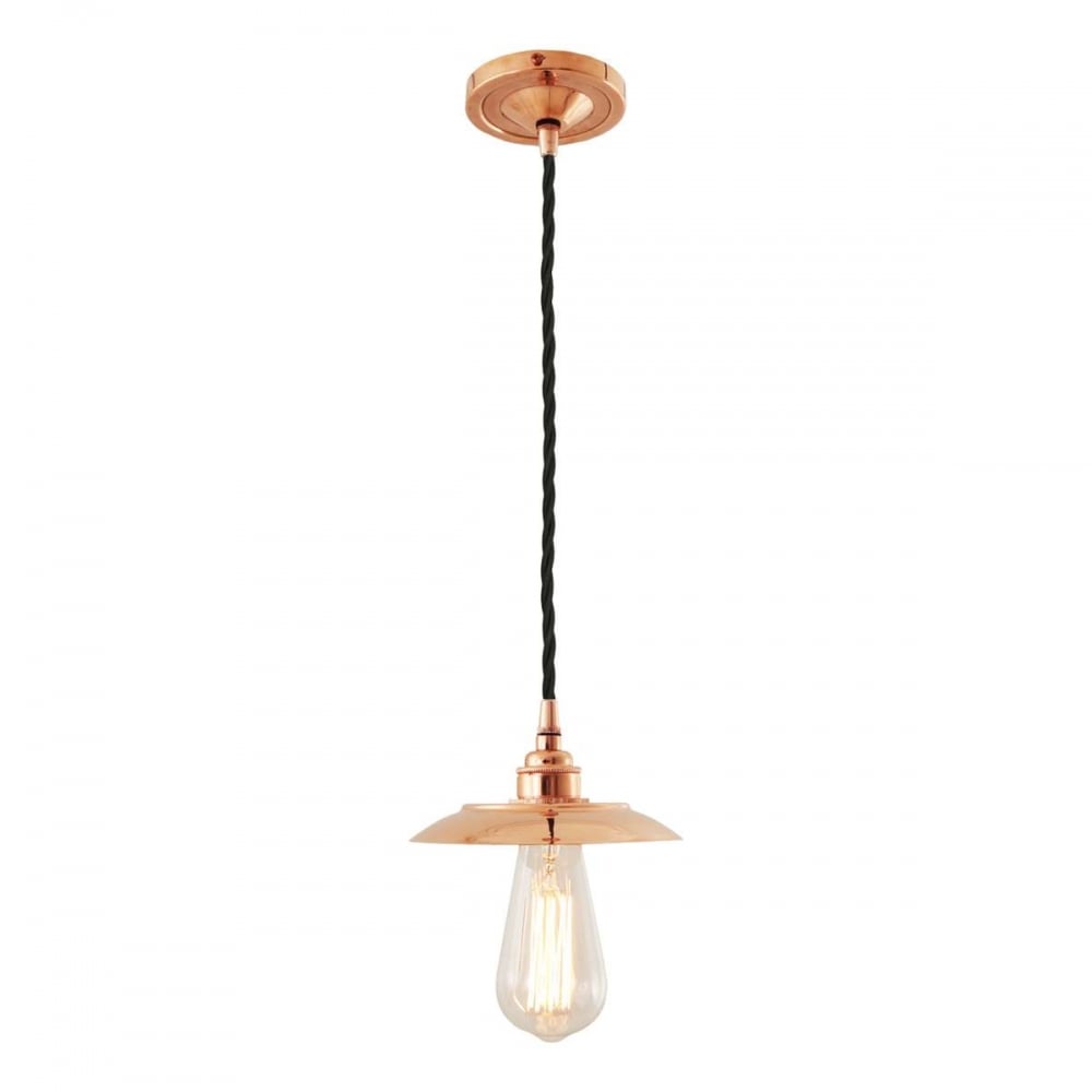 Suva Modern Copper Industrial Pendant Light