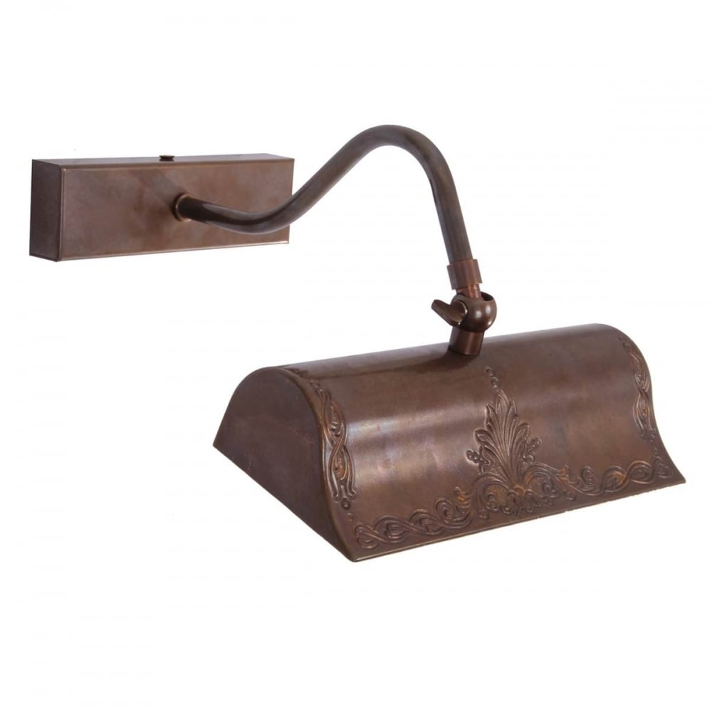 Spence 19.5cm Antique Brass Picture Light