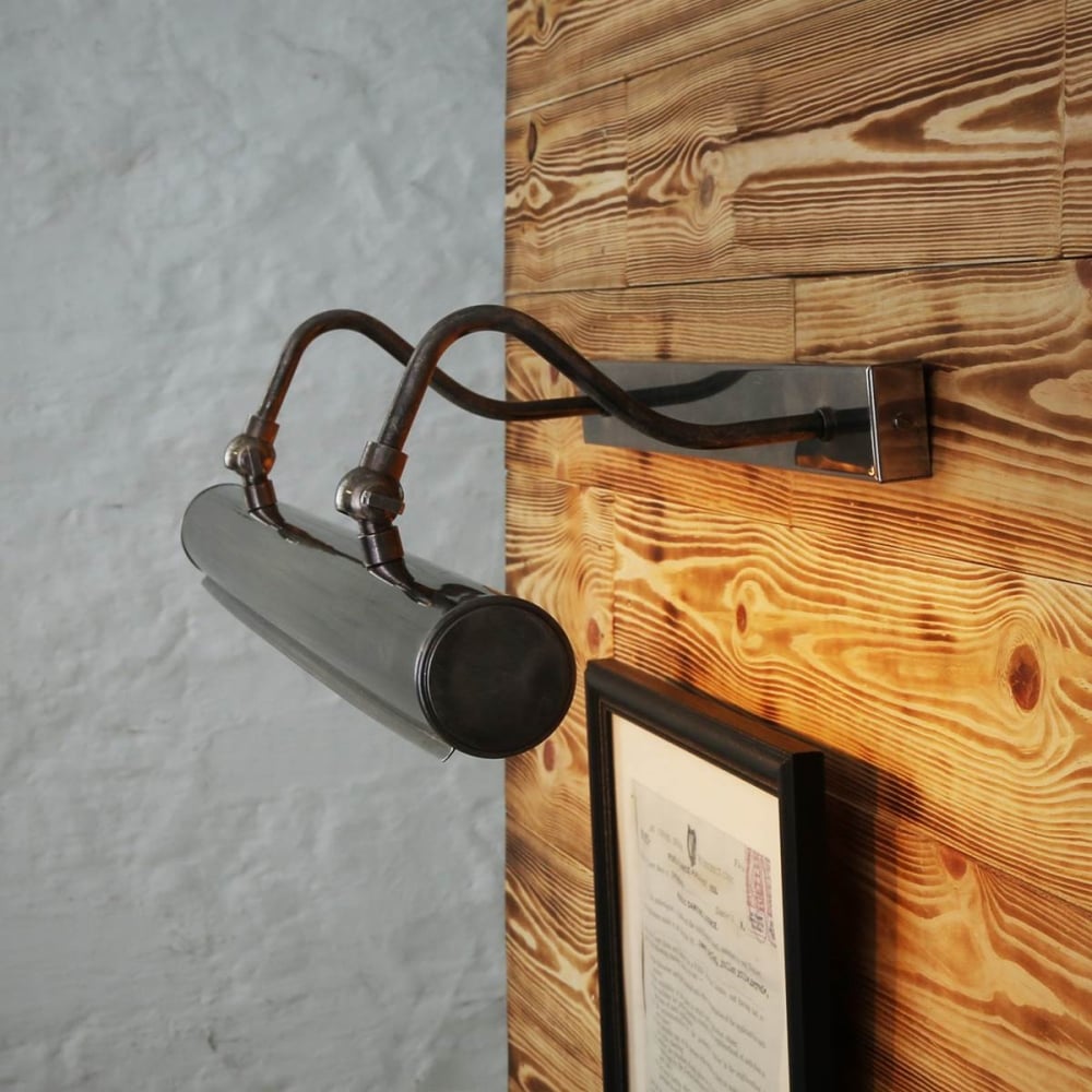 Antique Brass Dublin Picture Light - 60cm Elegance