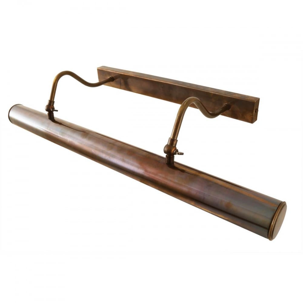 Antique Brass Dublin Picture Light - 60cm Elegance