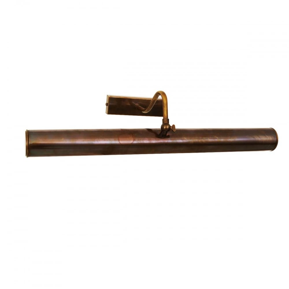 Dublin Antique Brass Art Display Light, 50cm