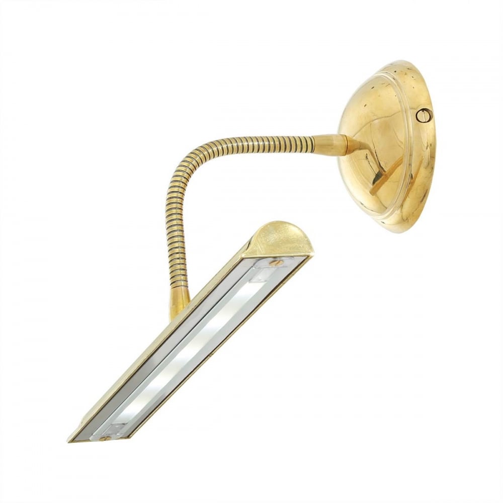 Antique Brass Cork Art Display Light