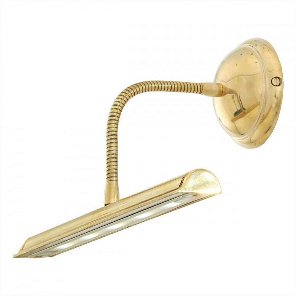 Antique Brass Cork Art Display Light