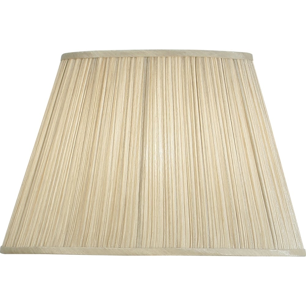 Kemp Elegant 16.5 Pleated Beige Organza Shade