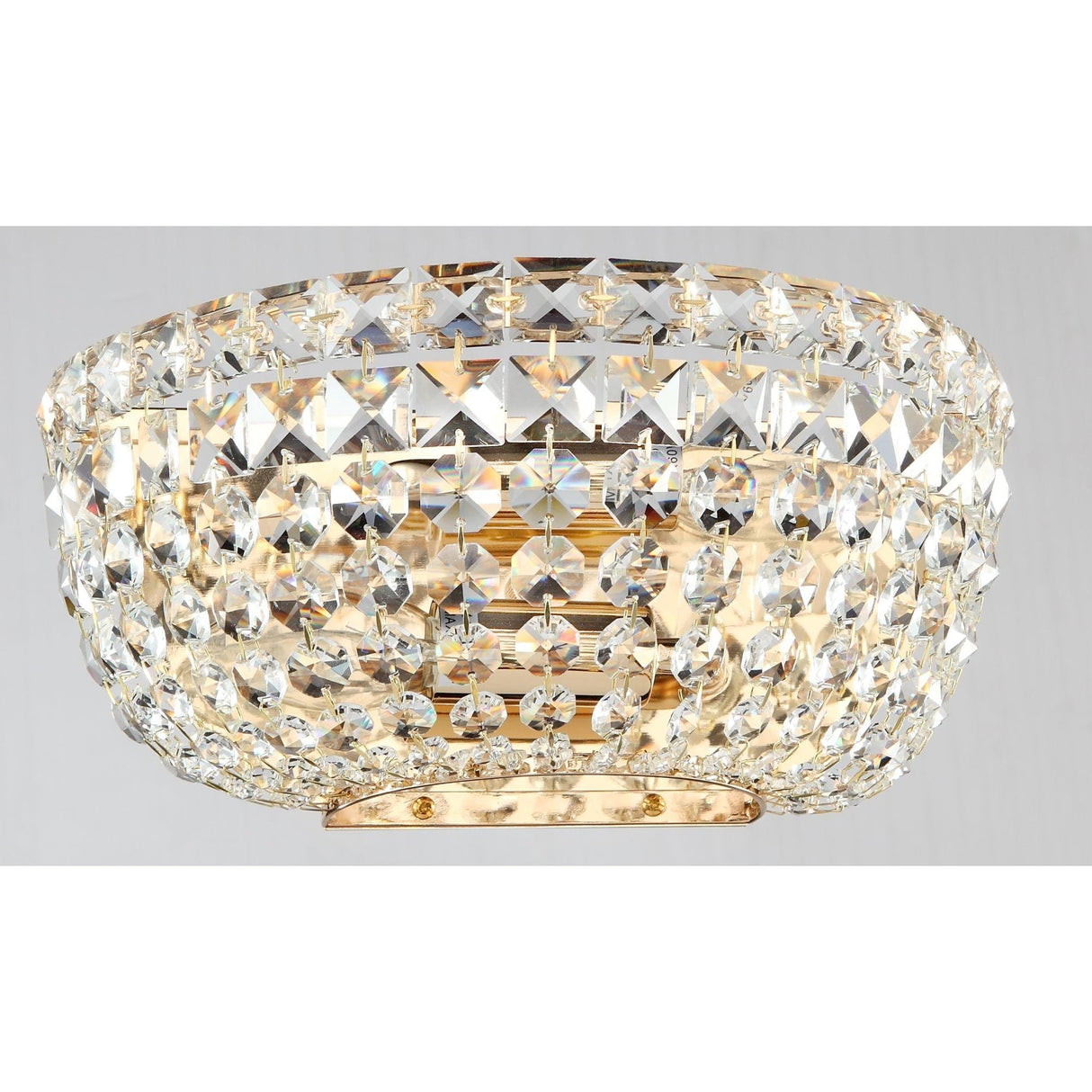 Gilded Basfor Diamant Crystal Wall Sconce